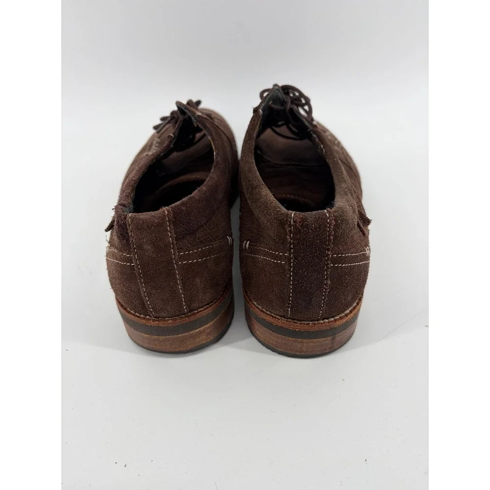 Ben Sherman Brown Suede Leather Loafer, Wingtip, Men's Size 12